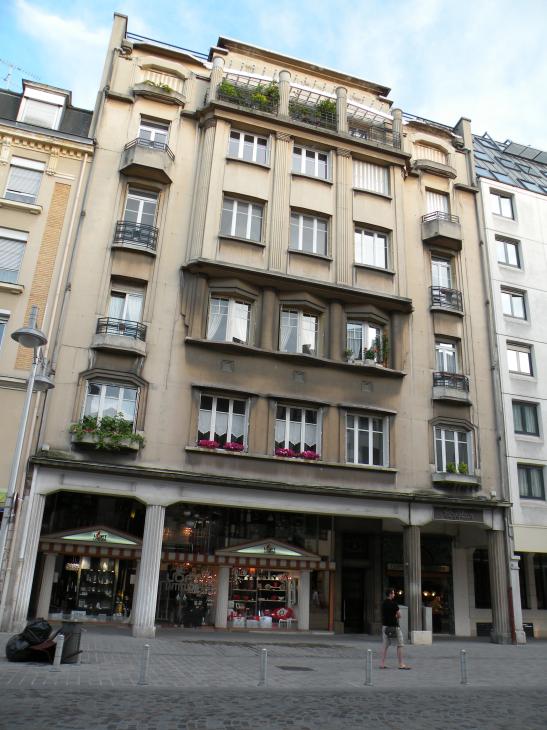  immeuble style années 30, rue Buirette